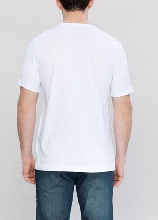 Мужская футболка белая lc waikiki / лс вайкики с круглым вырезом5 фото