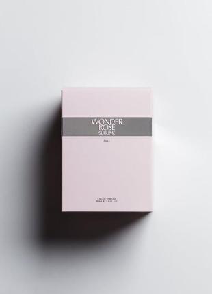 Zara wonder rose sublime edt 90ml