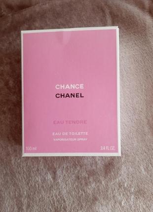 Chanel chance tendre eau de tendre оригінальна жіноча туалетна вода шанель тендер тендр 100мл оригинальная туалетная вода шанель тендер  женские духи1 фото