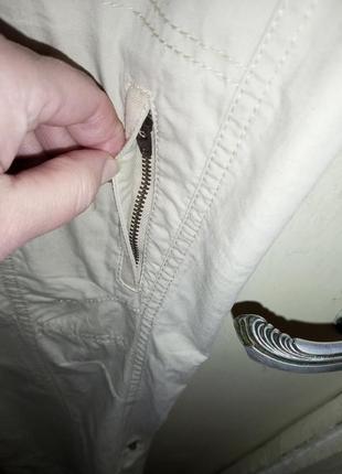 Натуральные-коттон,укороченные брюки-бриджи с карманами,2 в 1,большого размера,s.oliver7 фото