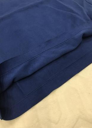 Бавовняний светр-поло з коротким рукавом massimo dutti6 фото
