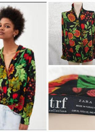 Блуза с цветочным принто