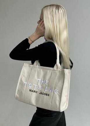 Сумка marc jacobs the softshot shoulder bag item textile light beige10 фото