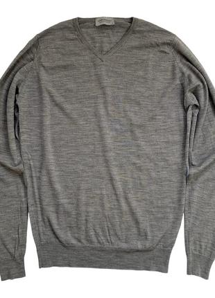 John smedley v neck jumper sweater джемпер