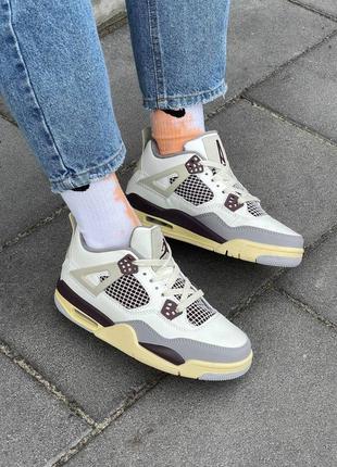 Кожаные весенние кроссовки our Air Jordan page 4. унисекс. все размеры