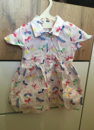 Тоненька сукня-сорочка  carter’s 12 міс.