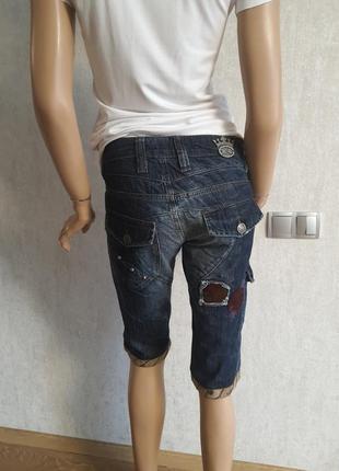 Шорти джинсові капрі royal jeans10 фото