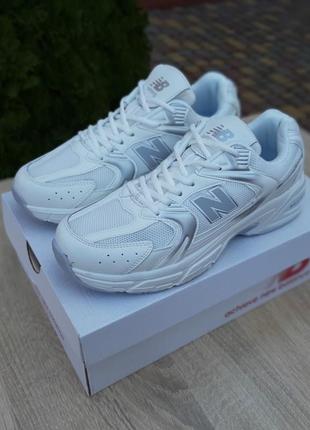 Кроссовки new balance 530 white silver