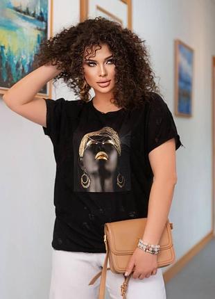 🆕🆕🆕🆕🆕🆕🆕🆕🆕🆕🆕🆕
✨футболка базова 
✨модель №с41735
✨розмір:50-52,54-56
✨тканина:віскозний трикотаж,виробництво туреччина