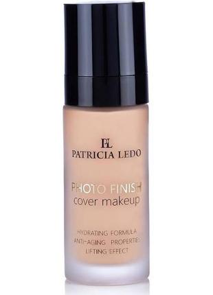 Вирівнювальна тональна основа patricia ledo photo finish cover makeup тон 03, 30 мл,