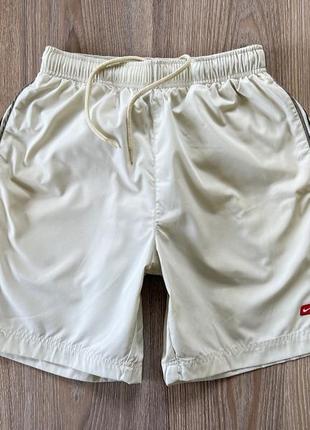 Мужские винтажные спортивные шорты с патчем nike athletic product2 фото