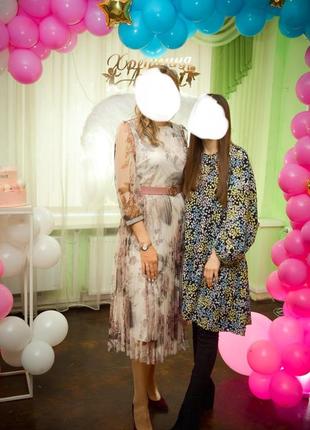 Платье h&m в цветочный принт