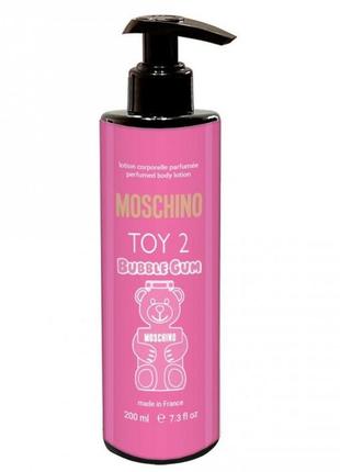 Парфюмированый лосьйон для тела moschino toy 2 bubble gum brand collection 200 мл