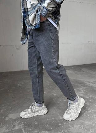 Стильні джинси mom із щільного деніму2 фото