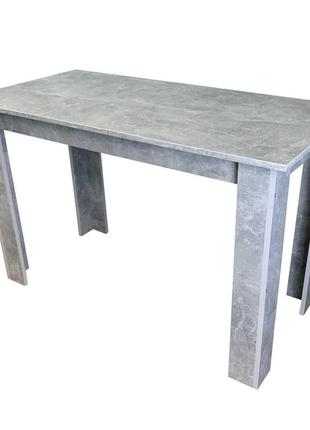Стол обеденный неман юта 0.8 бетон