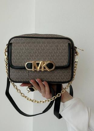 Сумка michael kors patterned logo brown