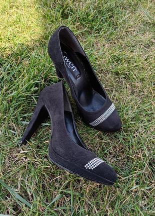 Черные классические туфли2 фото