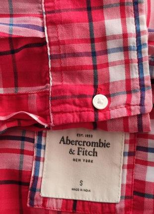 Сорочка abercrombie & fitch в клітинку6 фото