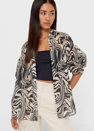 Сорочка oversize stradivarius m