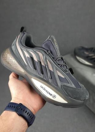 Чоловічі молодіжні спортивні сірі кросівки adidas ozrah 🆕 адідас