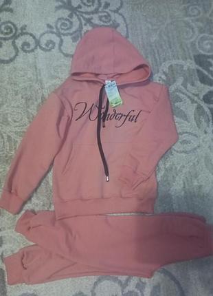 Костюм спортивний на дівчинку. 110(4)-116(5).