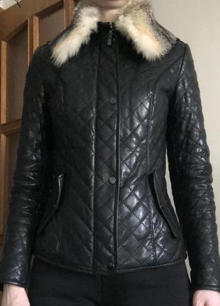 Кожаная курточка-трансформер