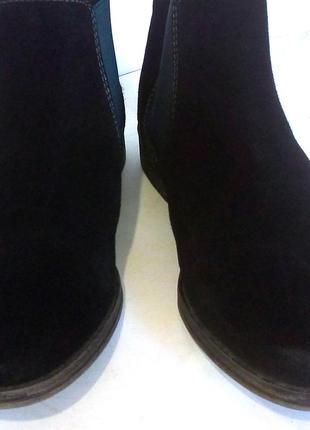 Стильные замшевые демисезонные ботинки челси от бренда tamaris, р.39 код b39696 фото