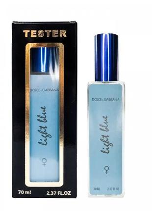 Tester french dolce&gabbana light blue женский 70 мл