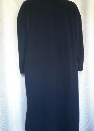 Женское двухбортное демисезонное, длинное шерстяное, кашемировое пальто на подкладке, оверсайз6 фото