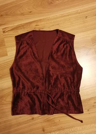 Жилетка женская вельветовая, жилетка, кофта