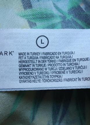 Рубашка гавайская primark reg fit viscose гавайка (l)