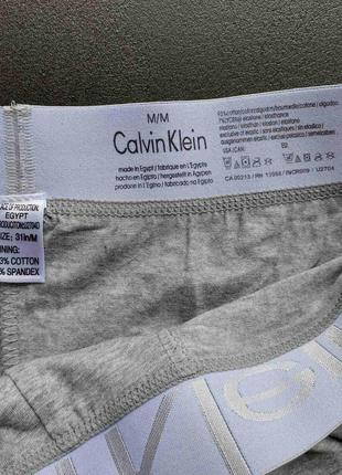 Подарочный набор боксеров calvin klein серии steel с 3 шт.9 фото