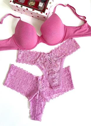 Бюстгальтер и трусики от victoria’s secret🌸