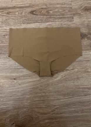 Шикарные, базовые, трусики, бесшовные, телесного цвета, от бренда: m&s 👌