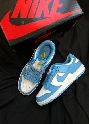 Nike dunk low university blue3 фото