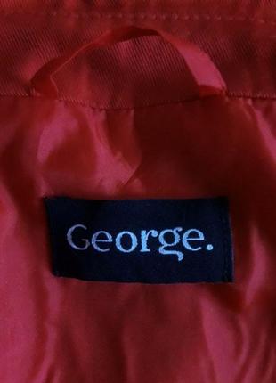 Лёгкий весенний пиджак, куртка, 46-48, хлопок, полиэстер, george6 фото