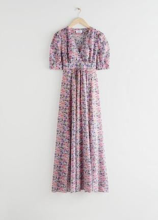 Сукня &amp; other stories floral print maxi dress / 345 фото