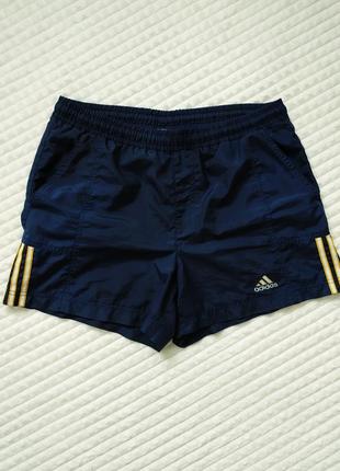 Мужские спортивные тоненькие шорты adidas с карманами