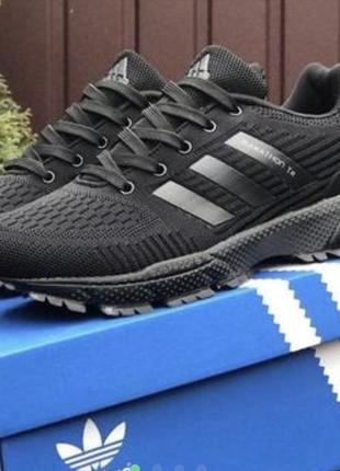 Текстильные мужские кроссовки adidas marathon t9 фото
