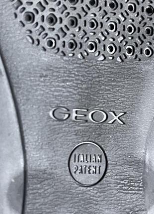 Шкіряні ортопедичні туфлі лофери балетки бренд geox8 фото