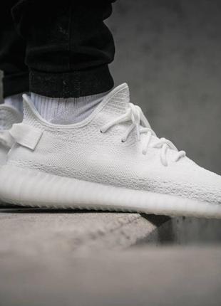 Кроссовки adidas yeezy boost 350 v2 cream/triple white