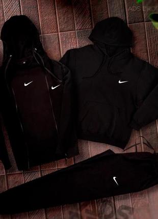 Якісний❤️чоловічий  nike спортивний костюм 4 в 1 худі+худі+футболка+штани
❤️ твій ідеальний повсякденний   костюм  в якому зручно і стильно.5 фото