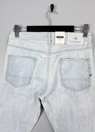 Scotch&amp;soda светлые зауженные джинсы