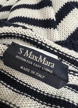 Свитер,реглан,кофта в полоску,лонслив,морский стиль,люкс бренд,max mara,италия5 фото