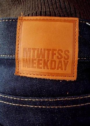 Новые брендовые стильные джинсы скинни mtwtfss weekday. размер w28/l32.6 фото