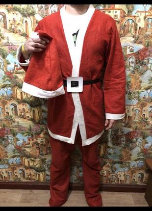 Карнавальний костюм багаття аніматор Дід мороз 🎅 санта новий рік