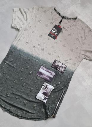 Мужская футболка (удлиненная)