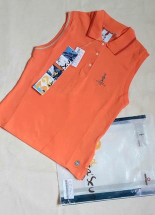 Тенниска поло "murphy & nye" италия оригинал коралловая размер s