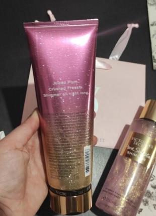 Ідея для подарунку🎀 парфумированный спрей+лосьон bare vanilla шимер💕victoria's secret виктория сикрет вікторія сікрет оригинал4 фото