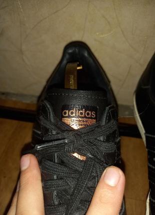 Кожаные кроссовки adidas superstar 39 размер5 фото